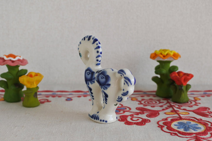 ベショーリ陶磁器工房　藍の馬　2026干支午