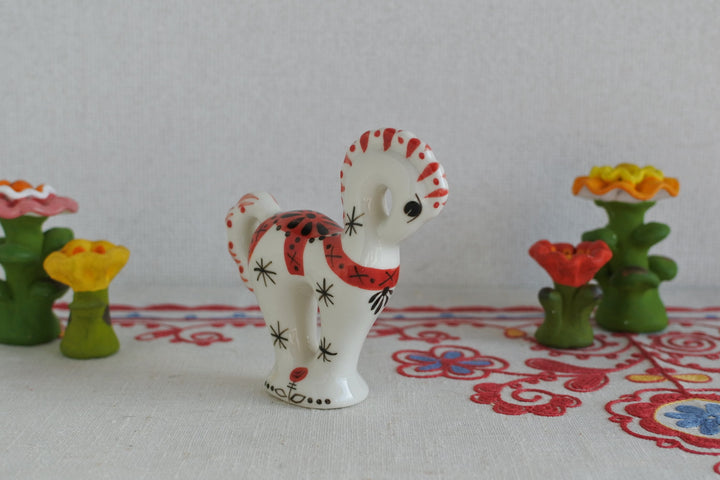 ベショーリ陶磁器工房　朱の馬　2026干支午