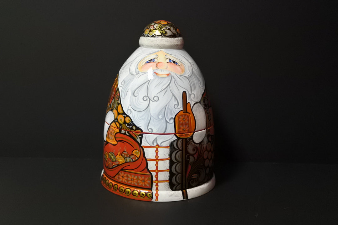 ホフロマ塗　ジェドマロースのプレゼントボックス　赤いガウン