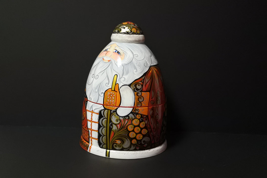 ホフロマ塗　ジェドマロースのプレゼントボックス　赤いガウン