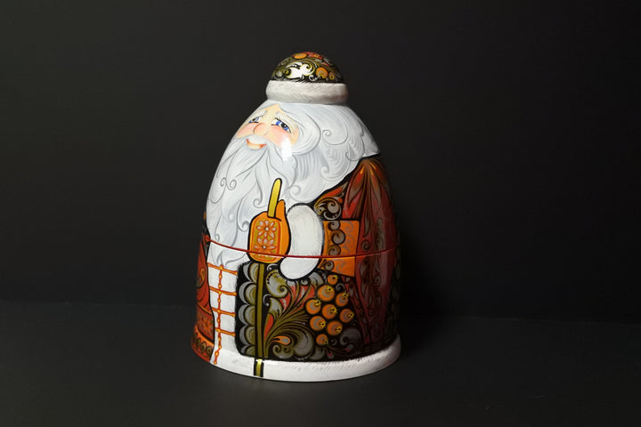 ホフロマ塗　ジェドマロースのプレゼントボックス　赤いガウン