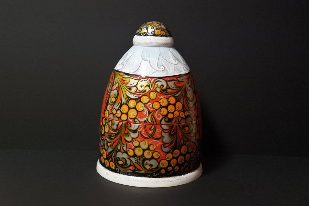 ホフロマ塗　ジェドマロースのプレゼントボックス　赤いガウン