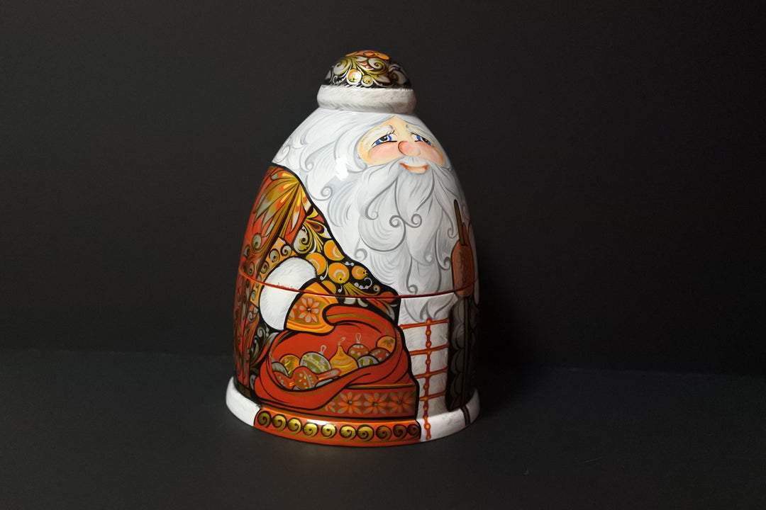 ホフロマ塗　ジェドマロースのプレゼントボックス　赤いガウン