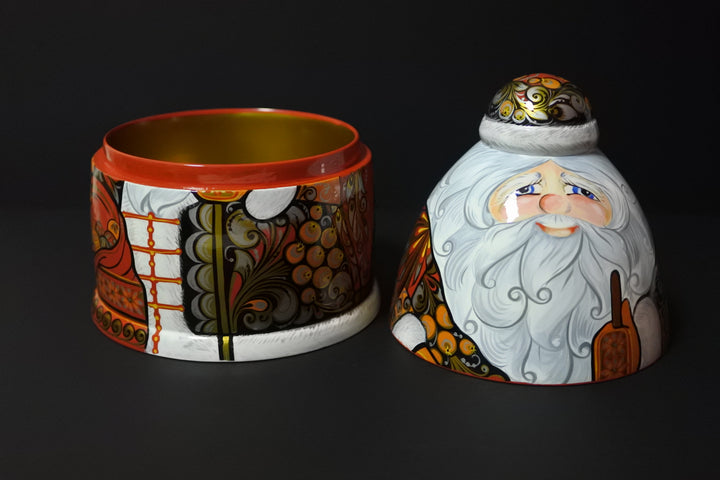 ホフロマ塗　ジェドマロースのプレゼントボックス　赤いガウン