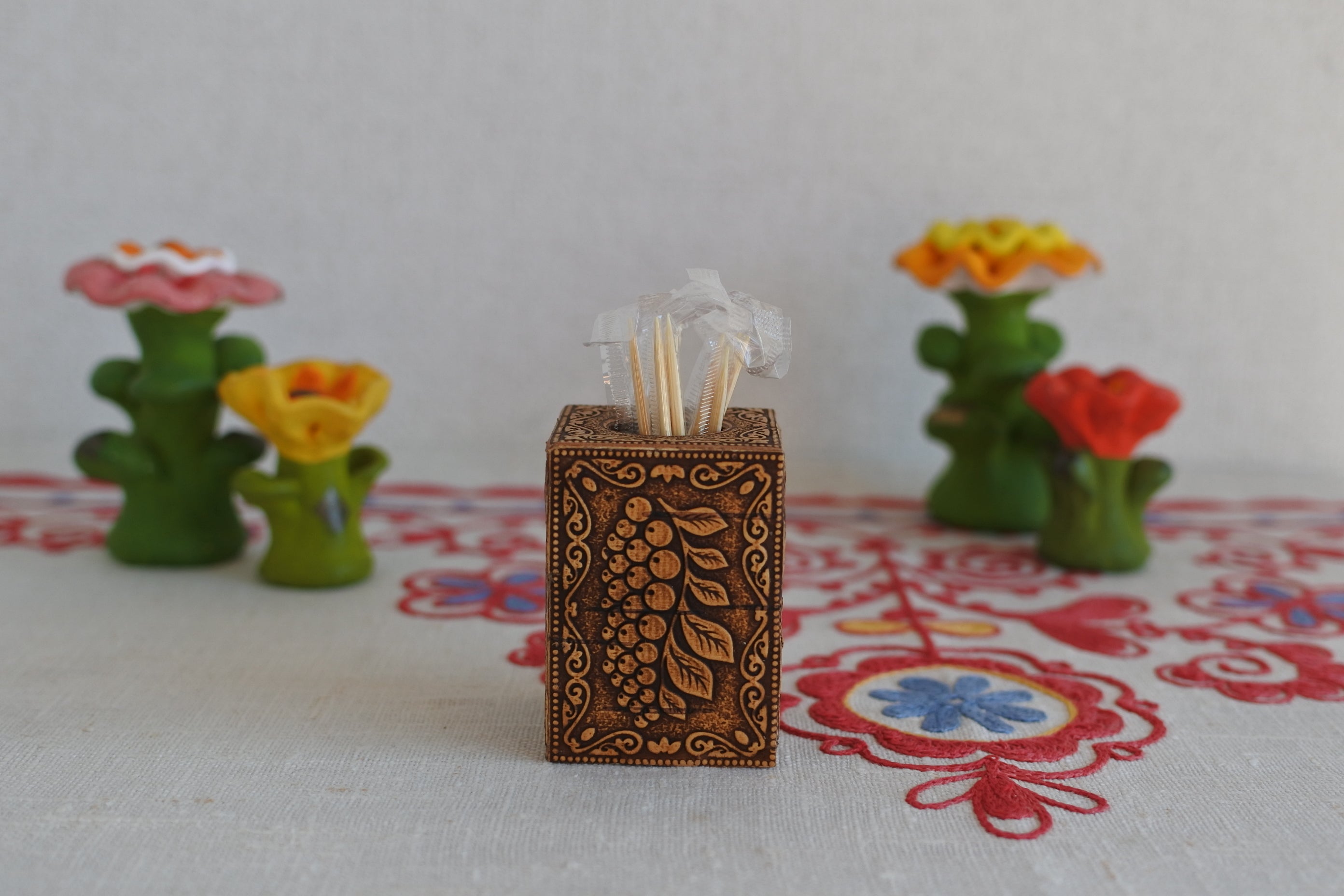 白樺細工ベレスタ 白樺樹皮 キッチン用品 スパイスセット コースター