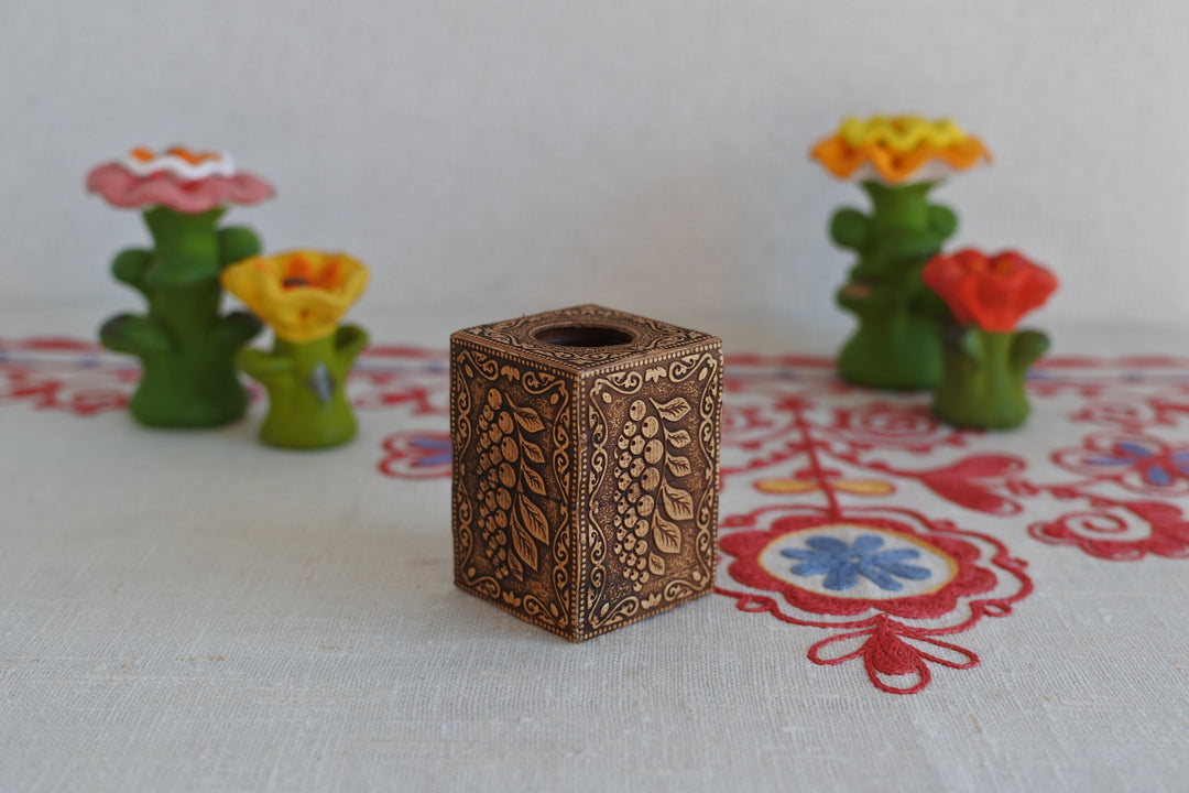 白樺細工ベレスタ　楊枝立て　ななかまど