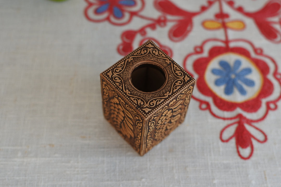 白樺細工ベレスタ　楊枝立て　ななかまど