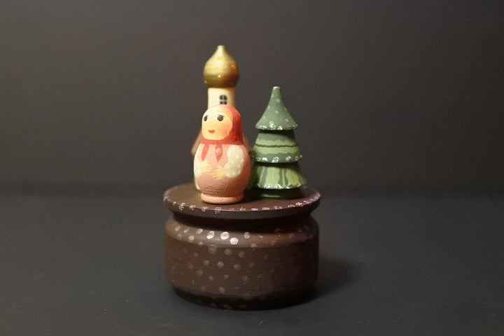 オーリャ・ロバノワのクリスマスの小箱　ココア色