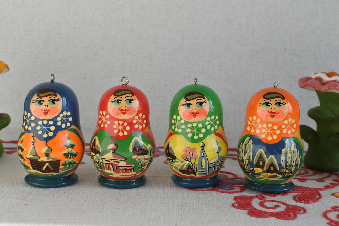 クリスマスオーナメント　ロシアの冬