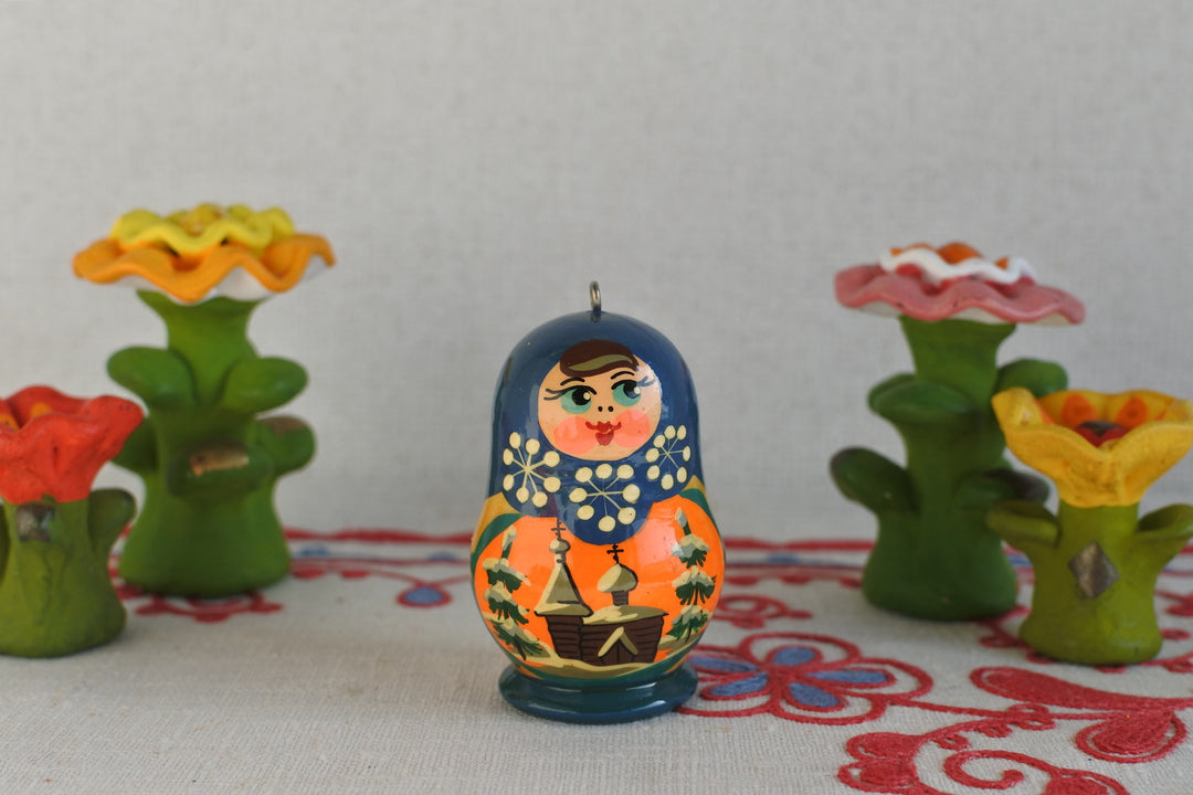 クリスマスオーナメント　ロシアの冬