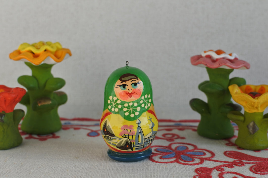 クリスマスオーナメント　ロシアの冬