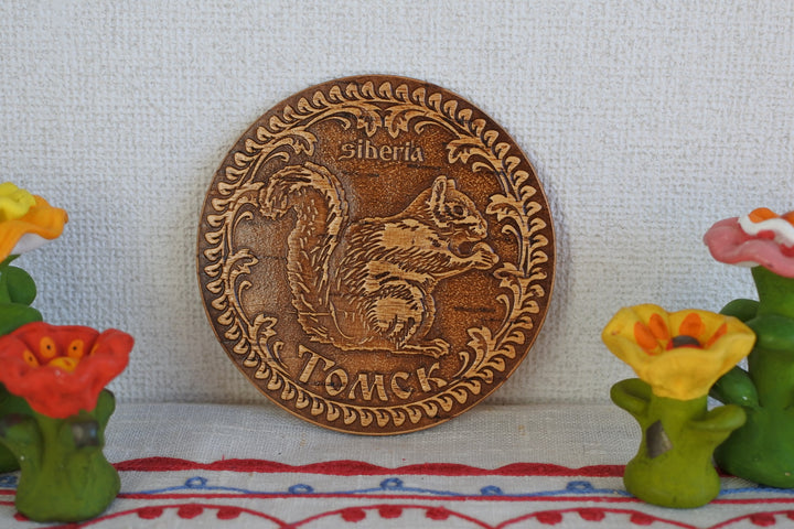 白樺細工ベレスタ　コースター 　キタリス