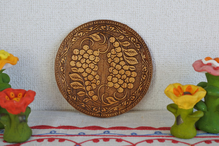 白樺細工ベレスタ　コースター  ななかまど