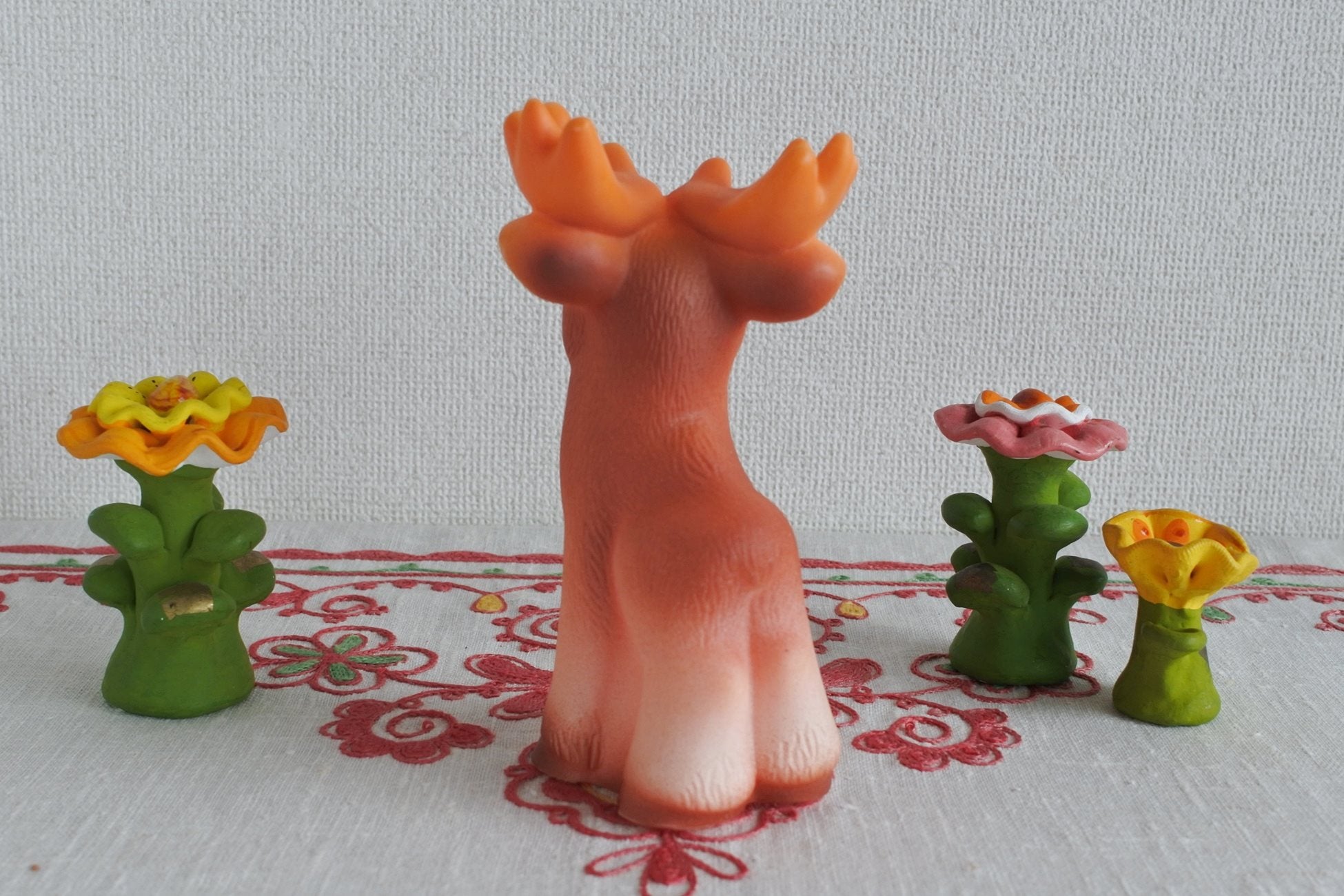 ソフビ人形 トナカイ クリスマス ロシア雑貨いりえのほとり 神戸 お