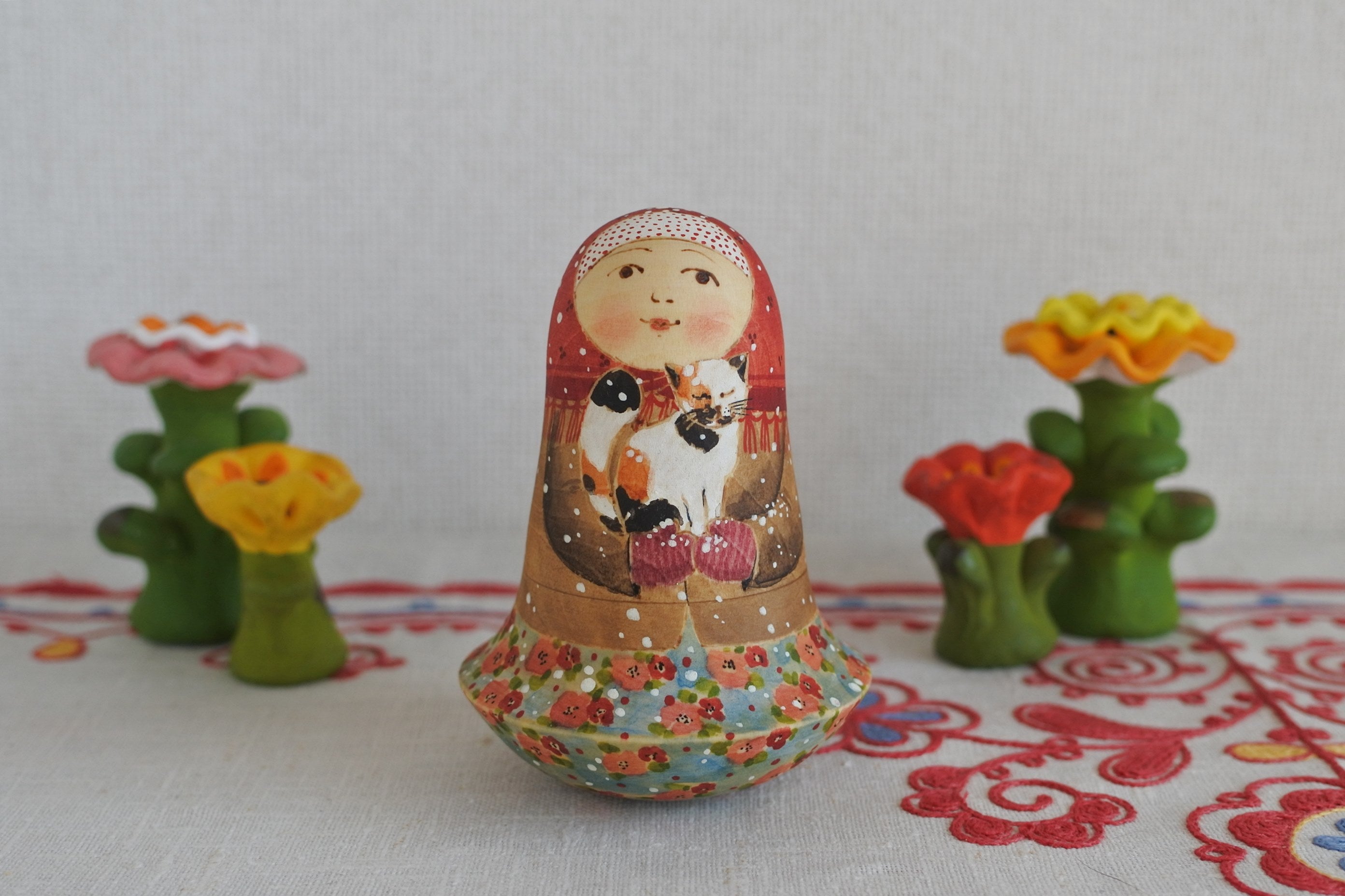 ロシア作家　マトリョーシカ オリジナルマトリョーシカの通販 輸入雑貨 木綿工房