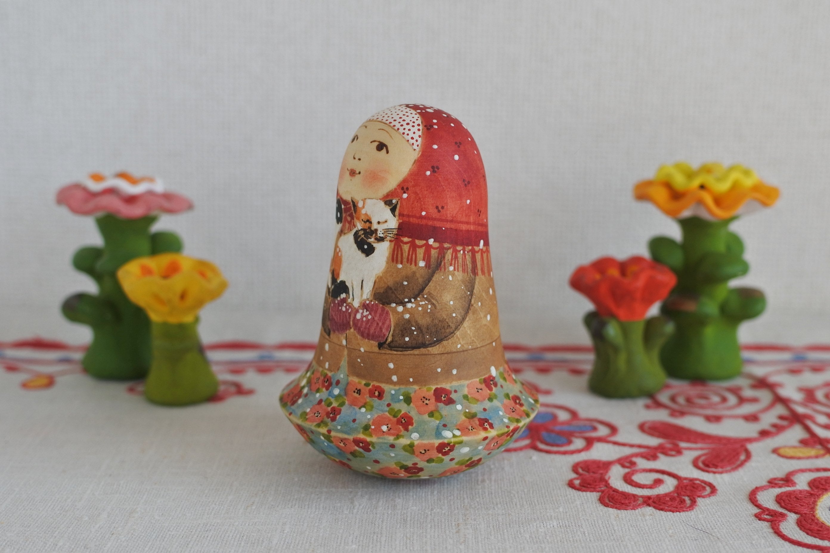 作家ものマトリョーシカ ロシア人アーティスト ロシア雑貨いりえの