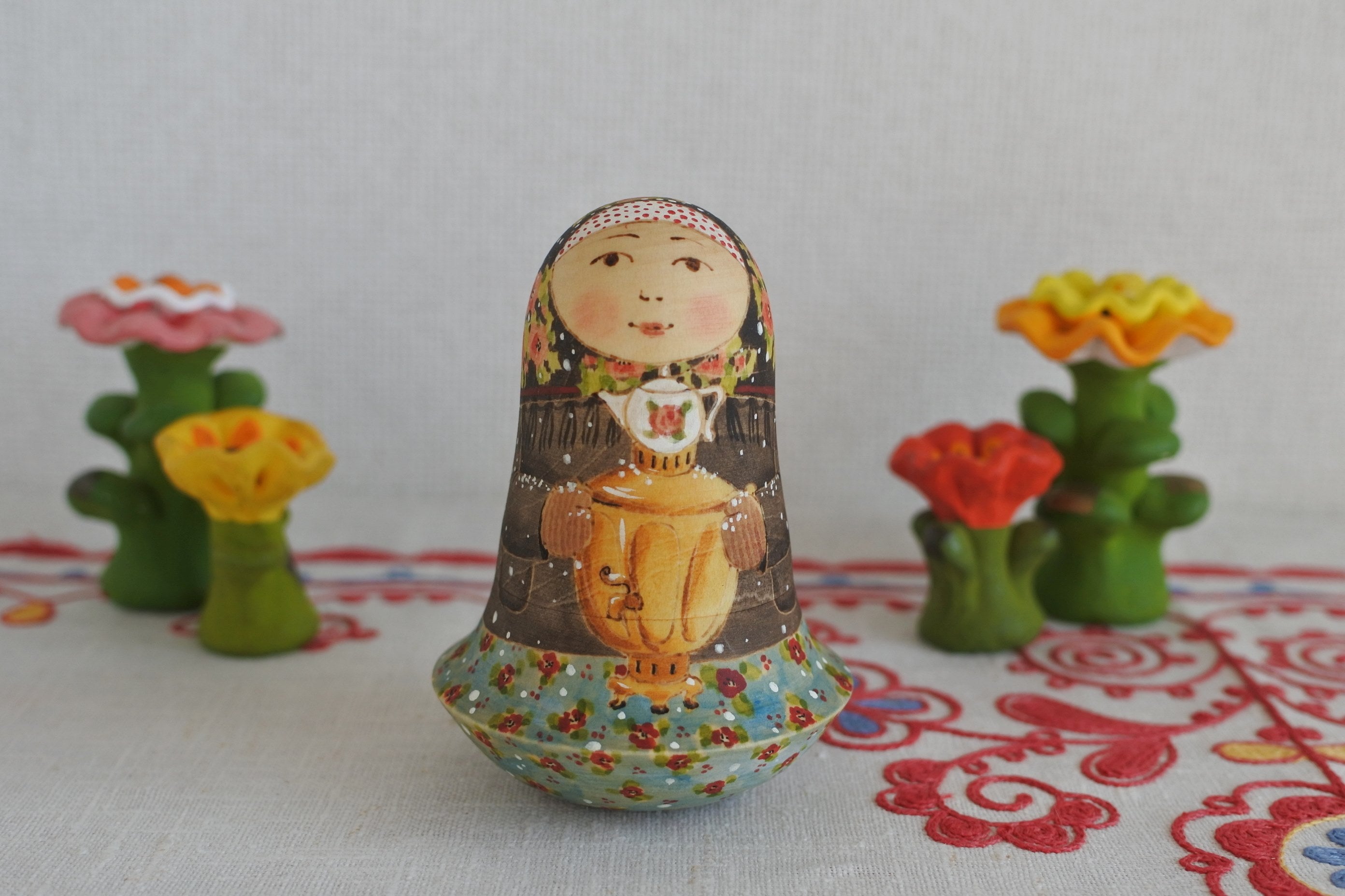 作家ものマトリョーシカ ロシア人アーティスト ロシア雑貨いりえの