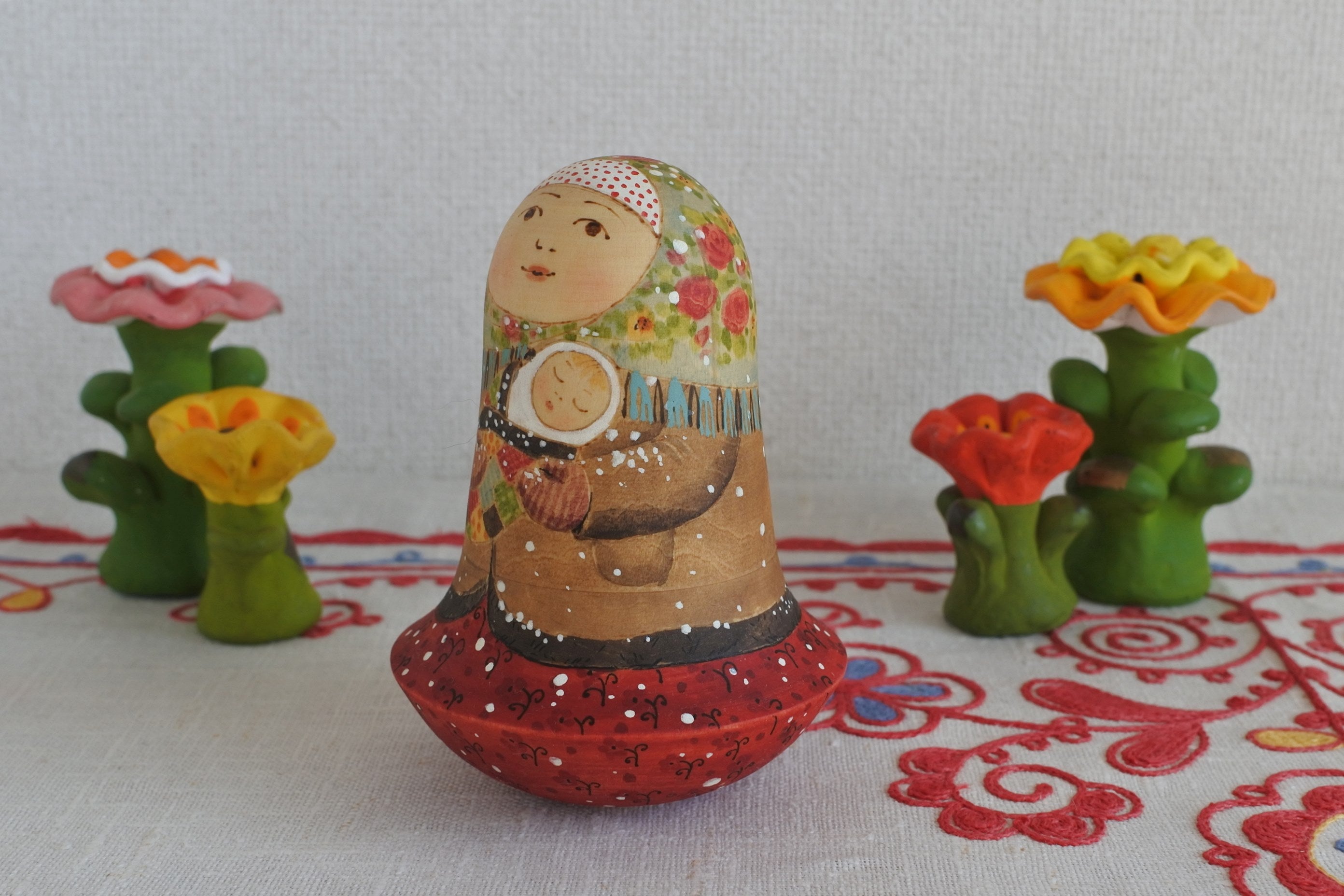 作家ものマトリョーシカ ロシア人アーティスト ロシア雑貨いりえの