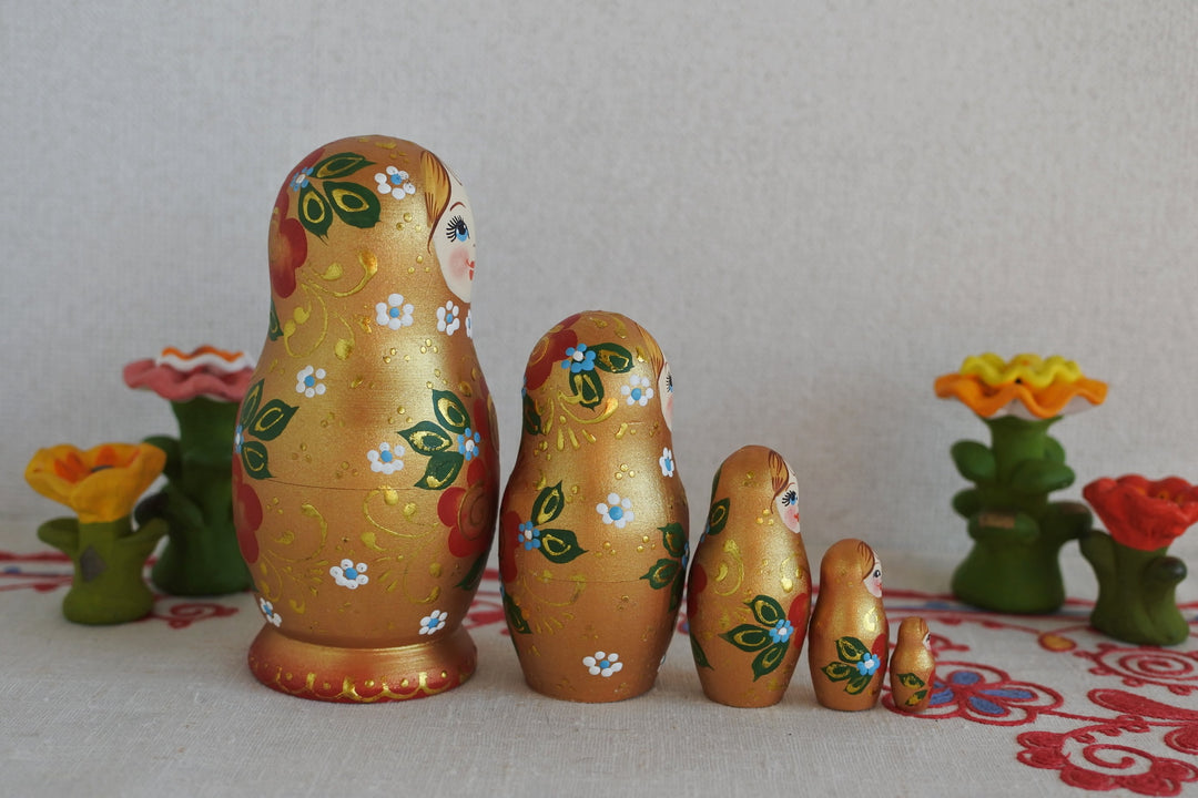 デニソワのマトリョーシカ　花の妖精　ワルツ　5P