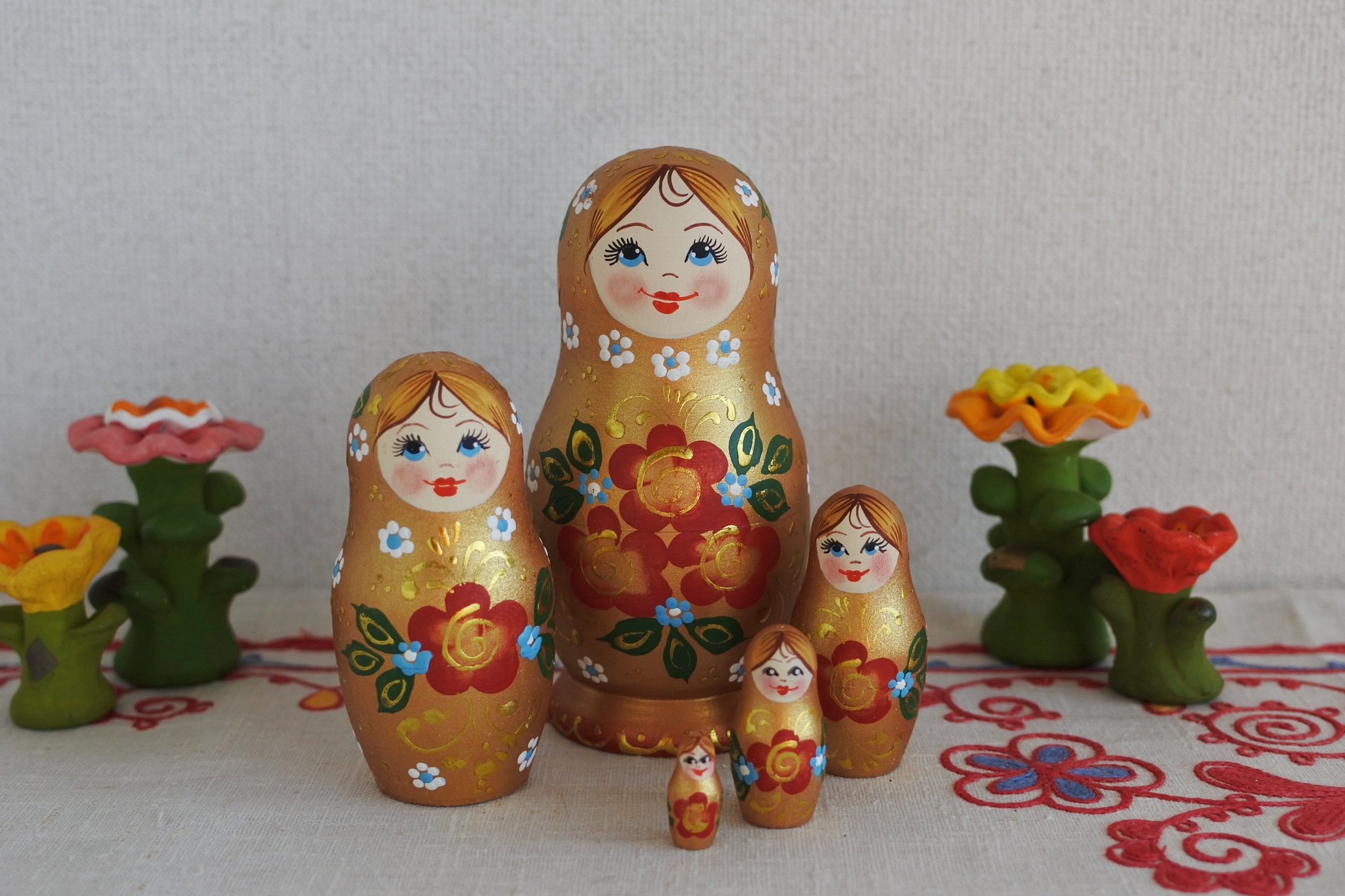 マトリョーシカ ロシアの入れ子人形 ロシア民芸品 ロシア雑貨いりえの