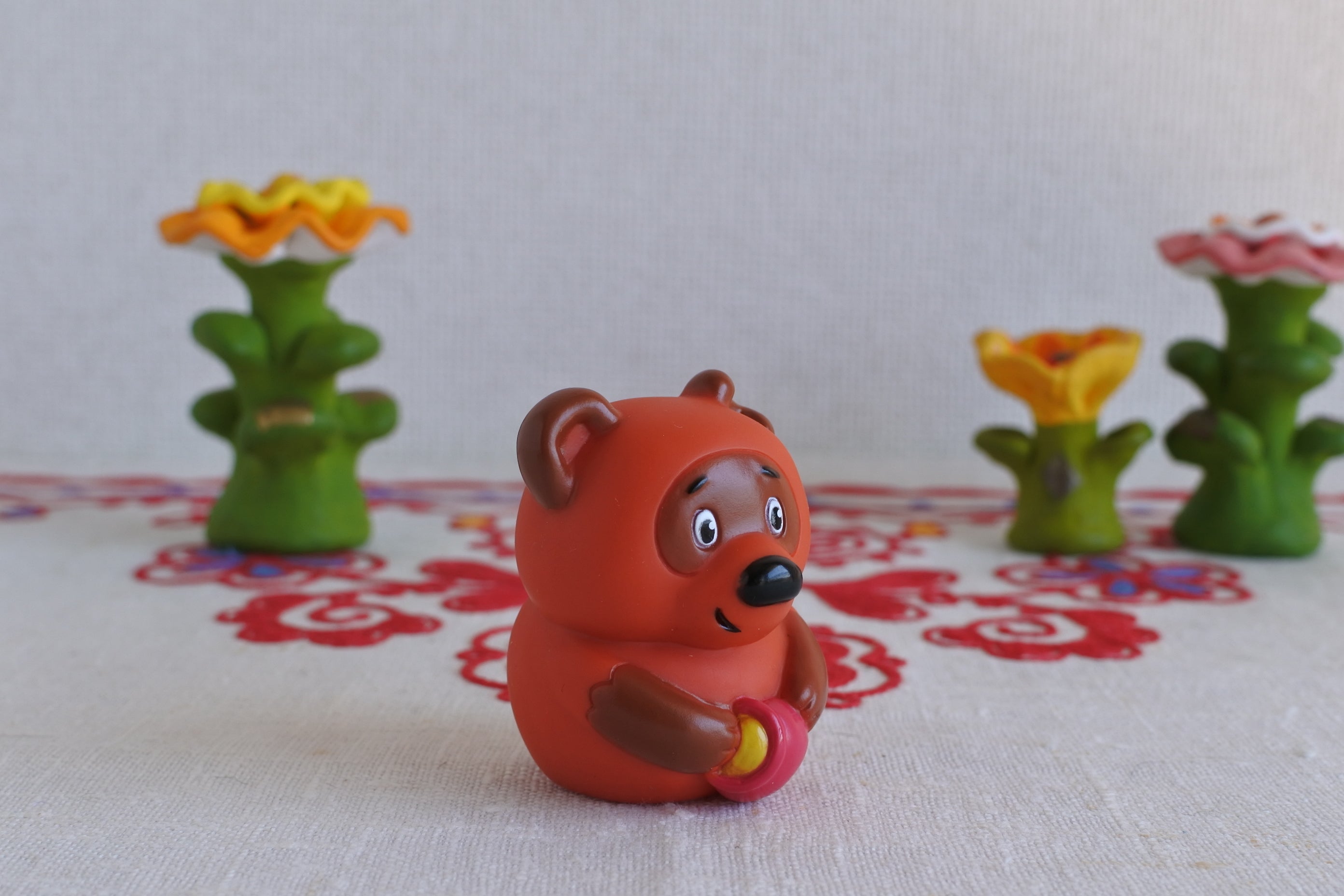 ソフビ指人形 ヴィンニープーフ ロシアのくまのプーさん ソビエト 児童