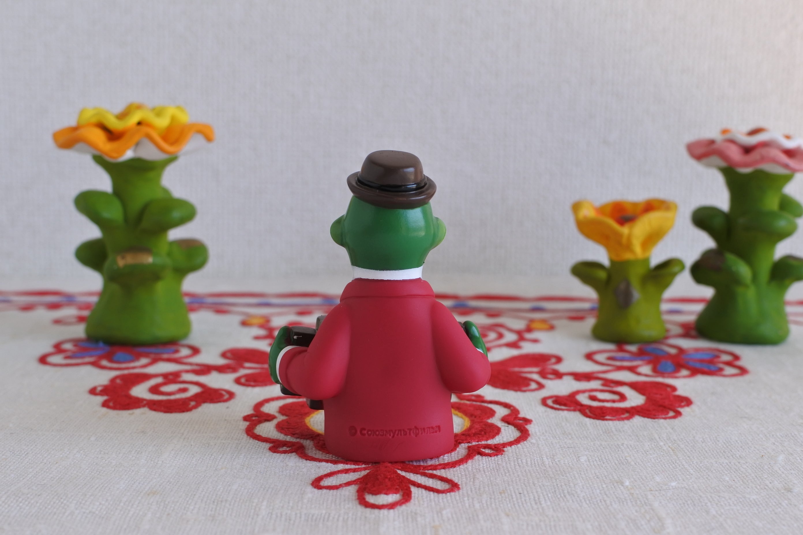 ソフビ指人形 ワニのゲーナ ソビエト 児童文学 アニメーション ロシア