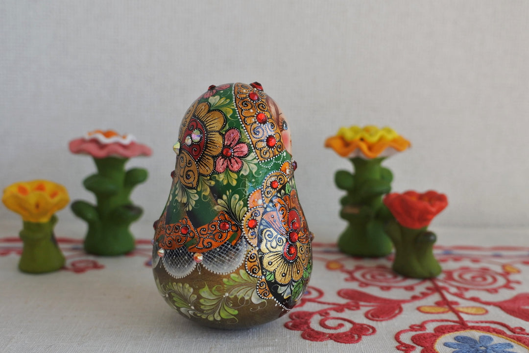 スベトラーナ・ジュルキナの起き上がりこぼし　鳳凰　GREEN