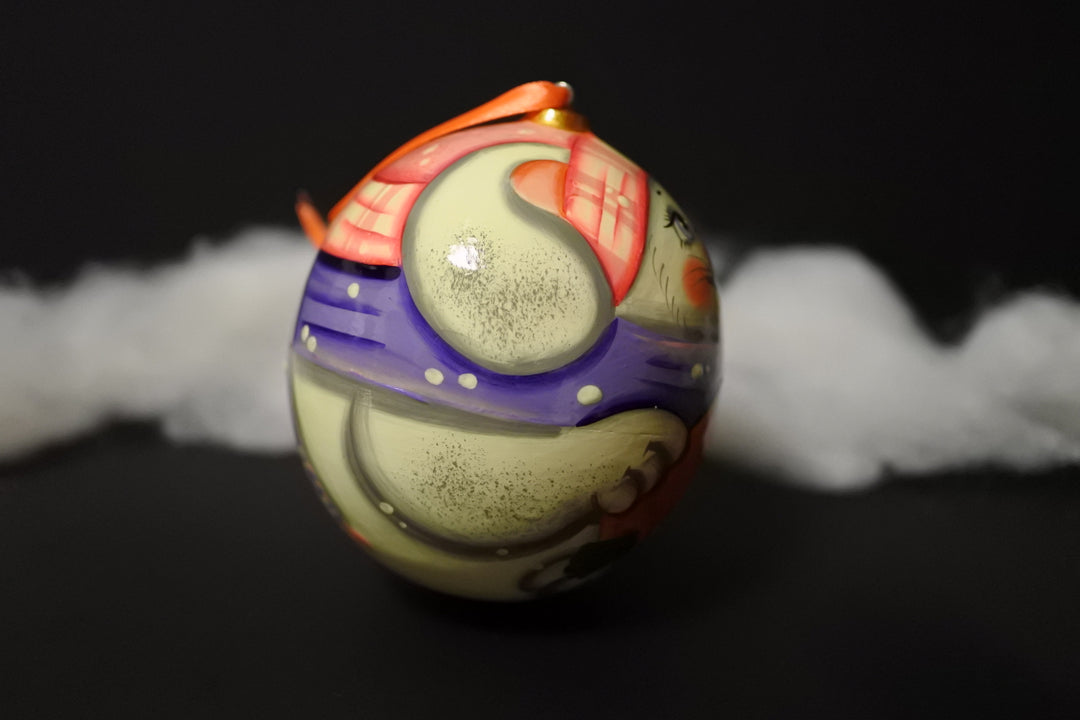 クリスマスボール　雪うさぎ