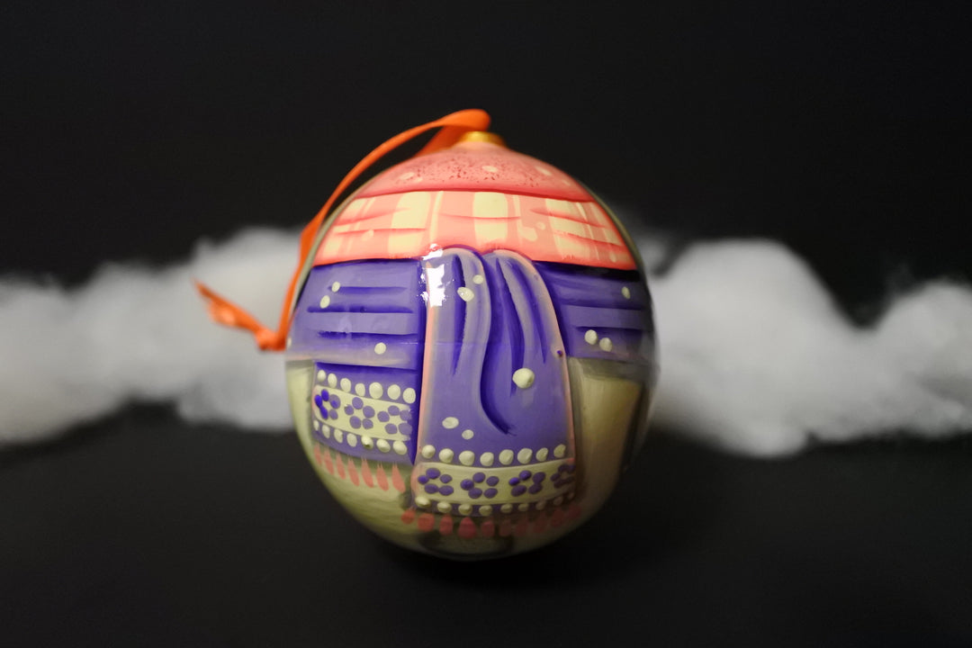 クリスマスボール　雪うさぎ