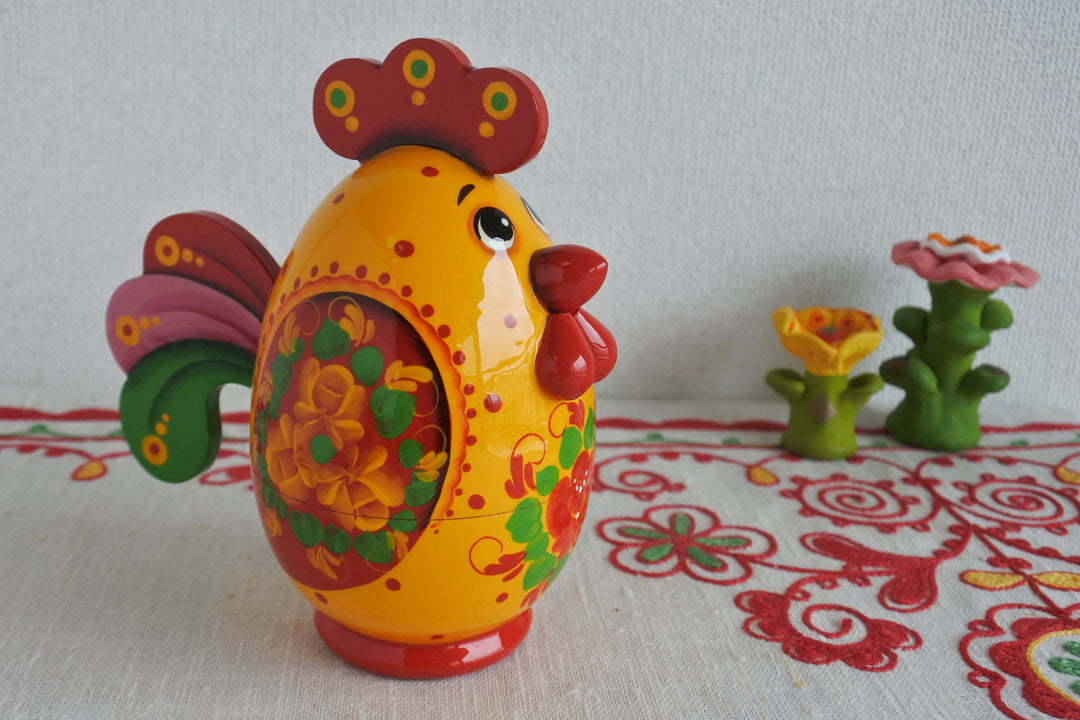 マトリョーシカ　にわとりの大行進　YELLOW-Aタイプ  4P