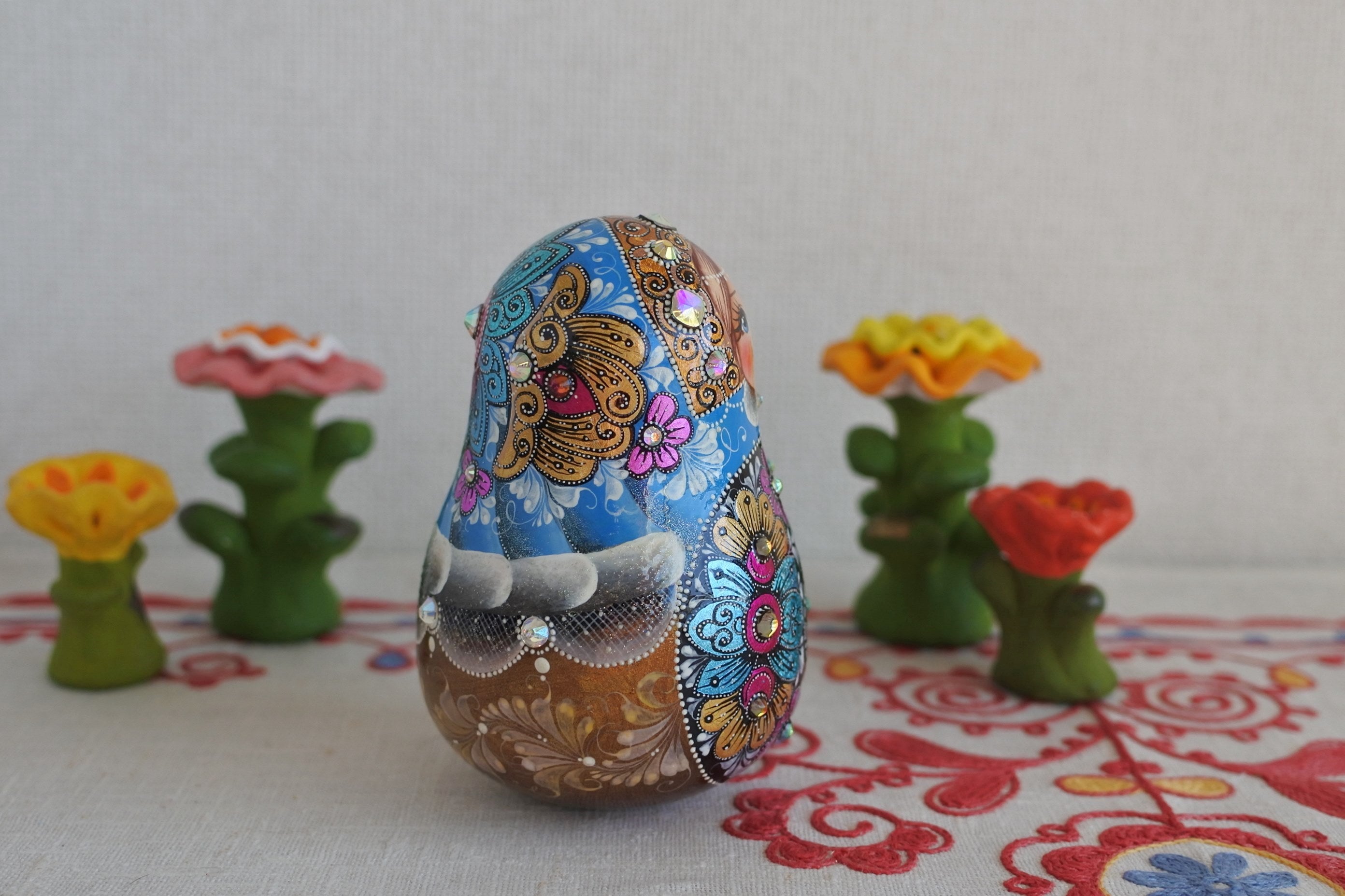 作家ものマトリョーシカ ロシア人アーティスト ロシア雑貨いりえの