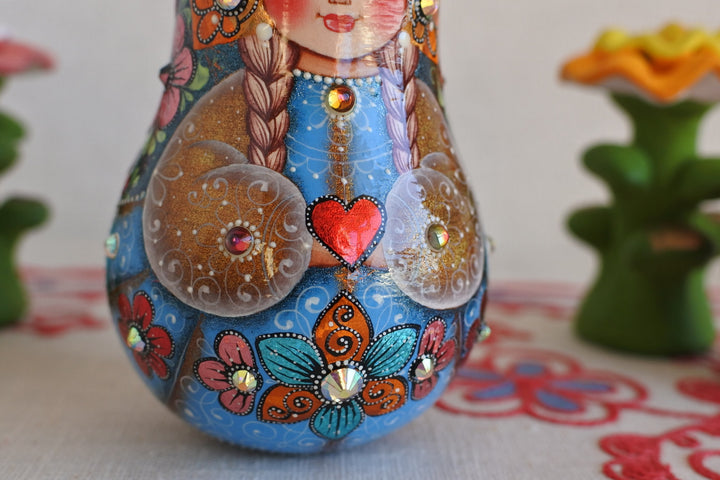 スベトラーナ・ジュルキナの起き上がりこぼし　愛がいっぱい　BLUE