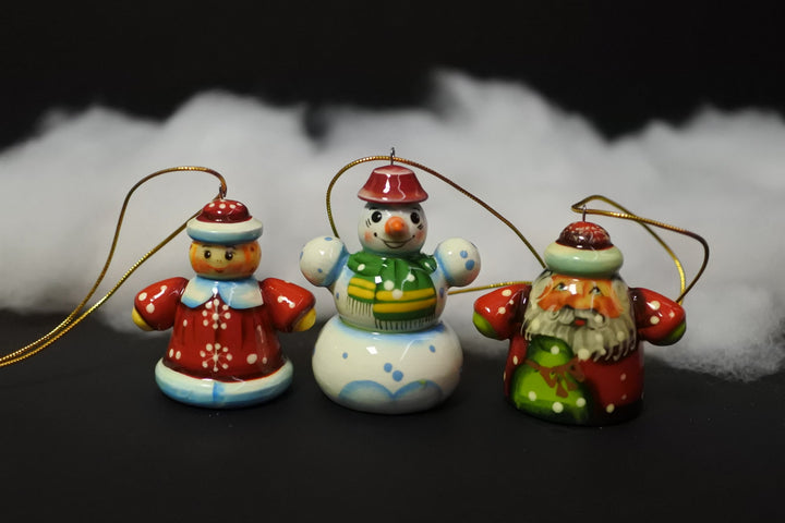 クリスマスツリーとオーナメントセット3Ｐ（ブルー）