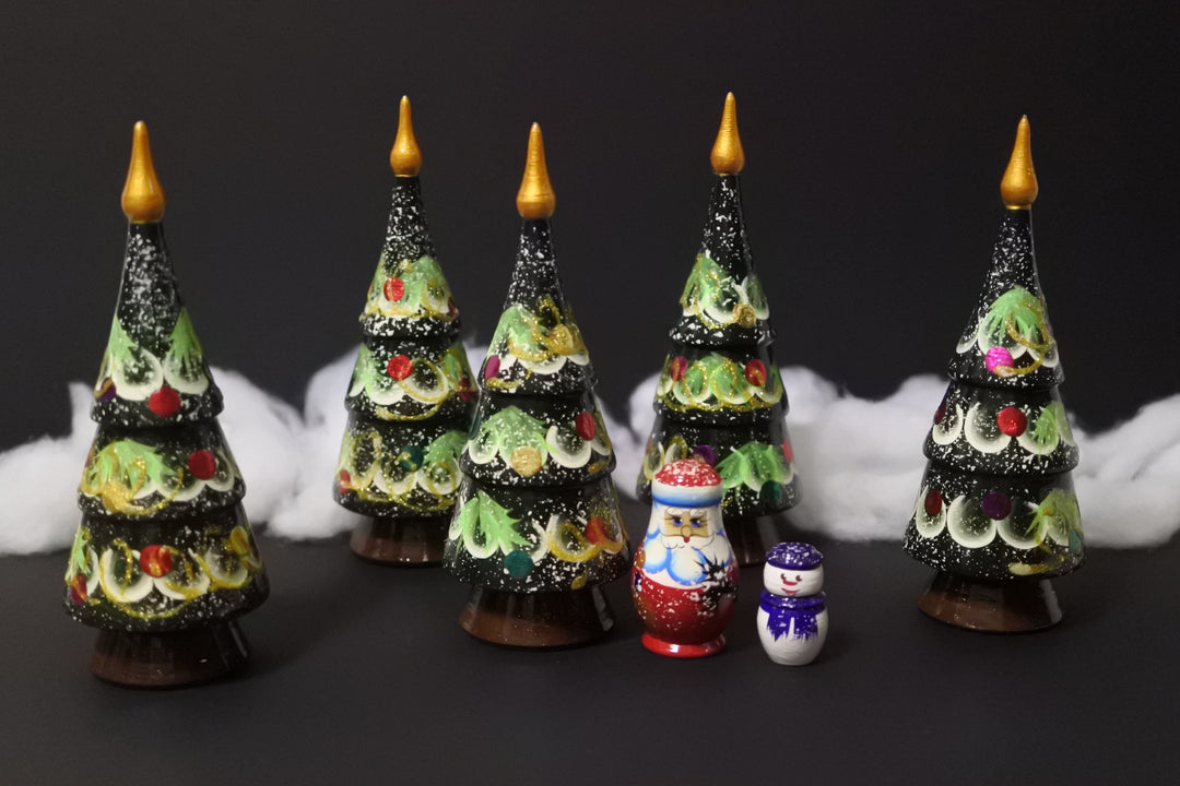 クリスマスマトリョーシカ 　クリスマスツリー　聖夜の灯　3P