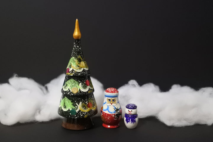 クリスマスマトリョーシカ 　クリスマスツリー　聖夜の灯　3P