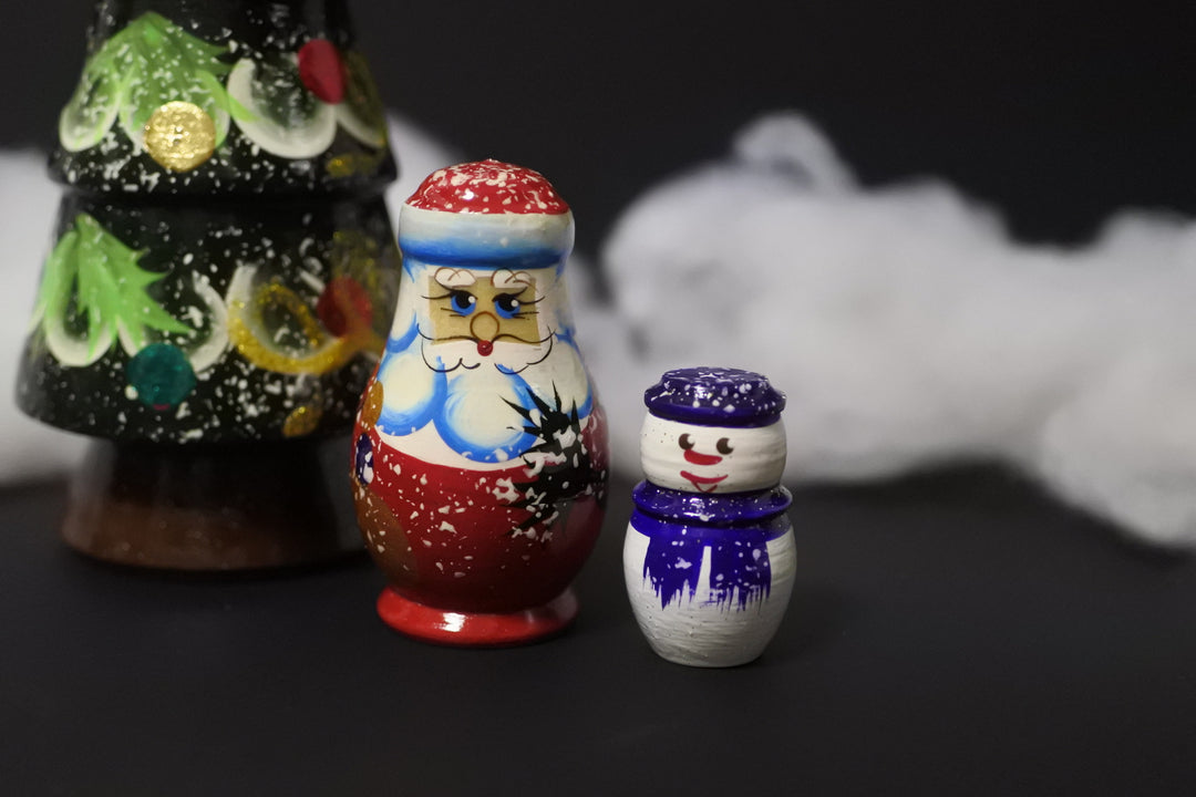 クリスマスマトリョーシカ 　クリスマスツリー　聖夜の灯　3P