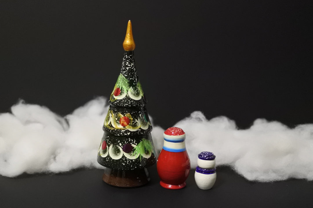 クリスマスマトリョーシカ 　クリスマスツリー　聖夜の灯　3P