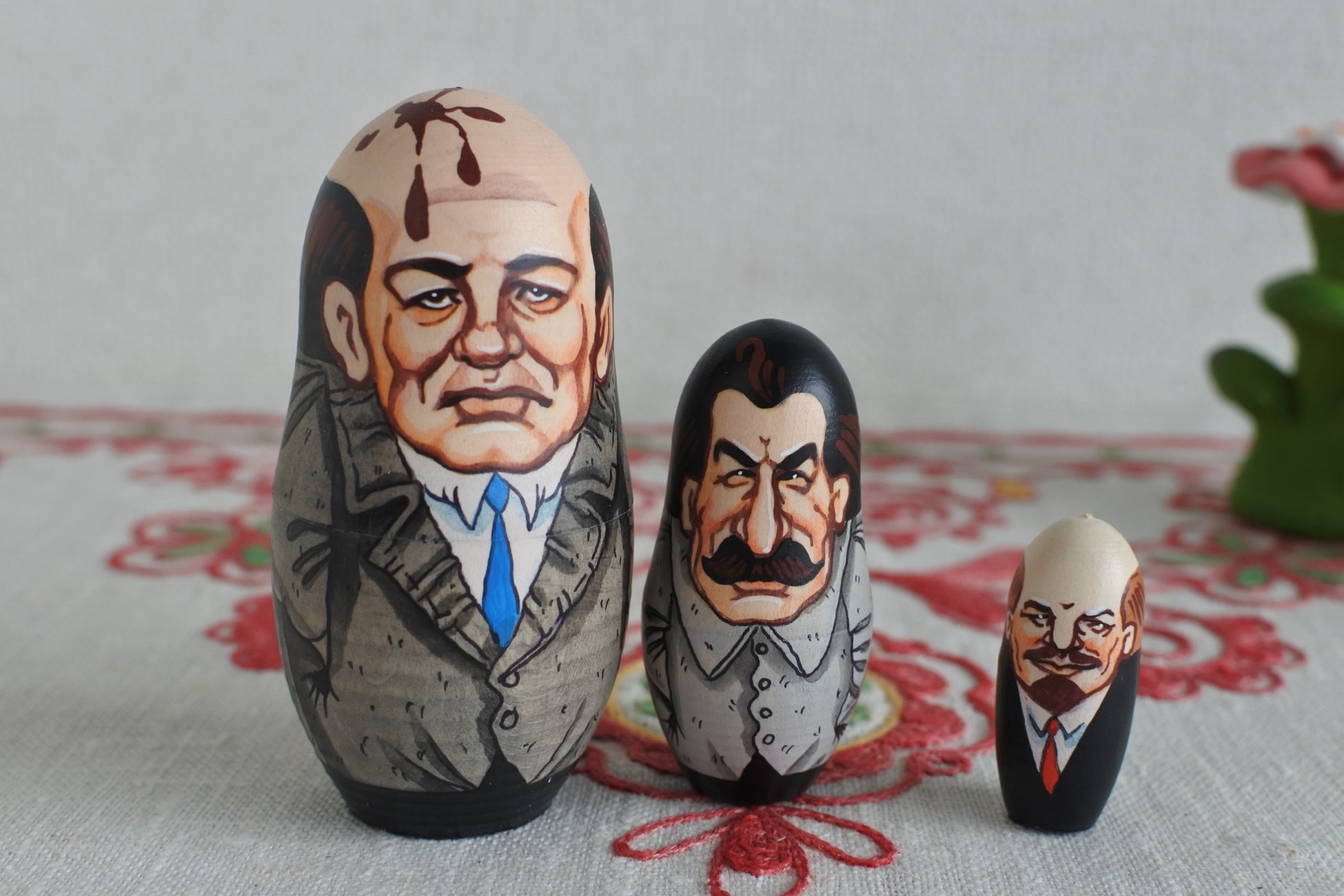 ロシア大統領マトリョーシカ ソビエト書記長 5ピース プーチン 