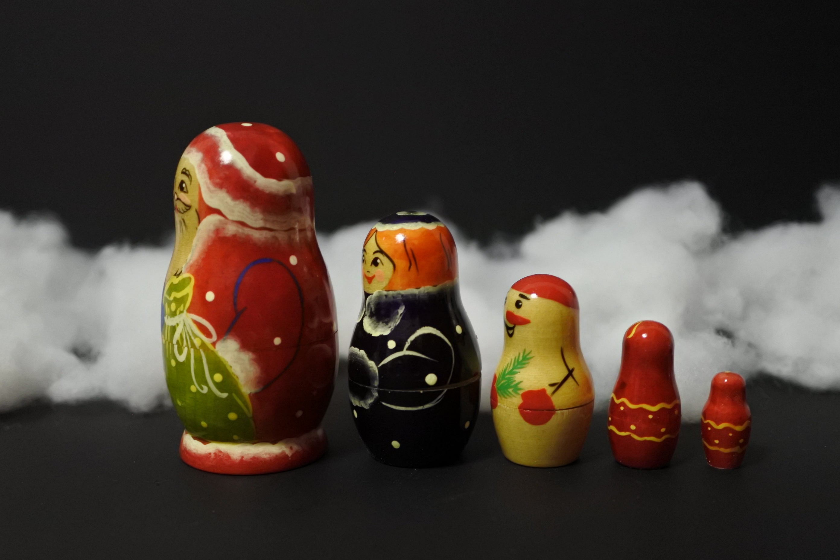 ロシア クリスマス マトリョーシカ クリスマスマトリョーシカ ロシアのクリスマス 冬の使者 ロシア雑貨い