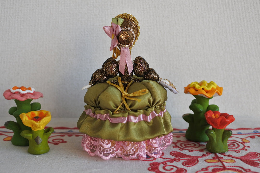 女帝のジュエリーボックス　若草色のドレス