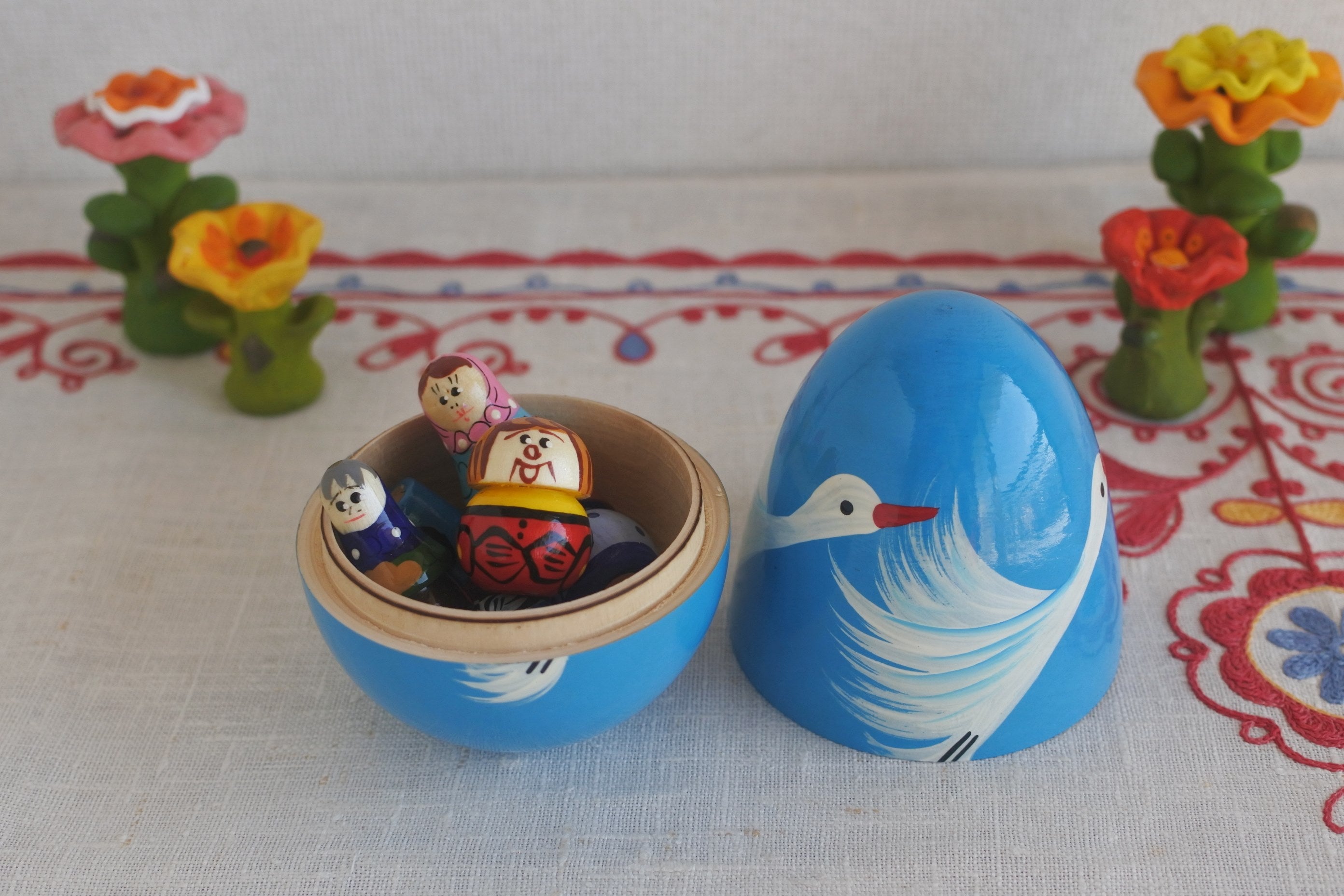 その他のロシア雑貨 ロシア民芸品 スパイスセット 起き上がりこぼし