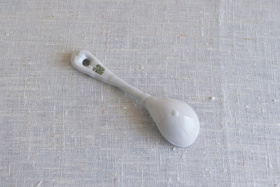 グジェリ陶器　スプーン　フラワー