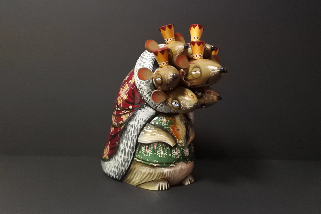 ボリショイ劇場のねずみの王様　木製人形