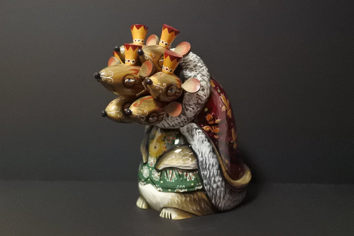 ボリショイ劇場のねずみの王様　木製人形