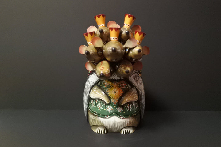 ボリショイ劇場のねずみの王様　木製人形