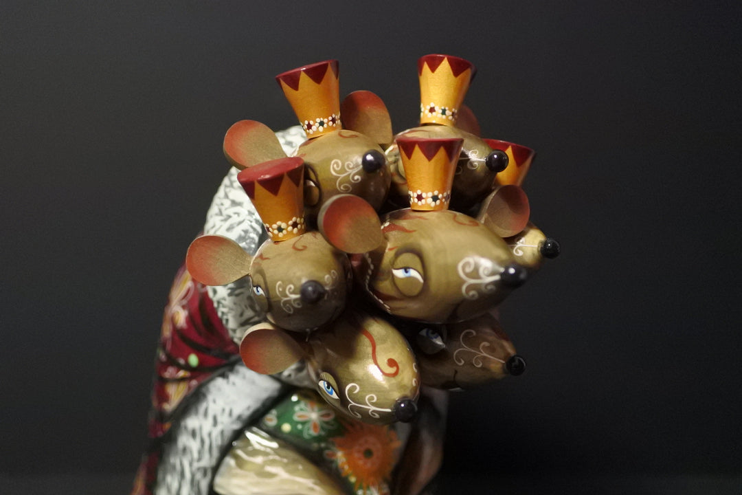 ボリショイ劇場のねずみの王様　木製人形