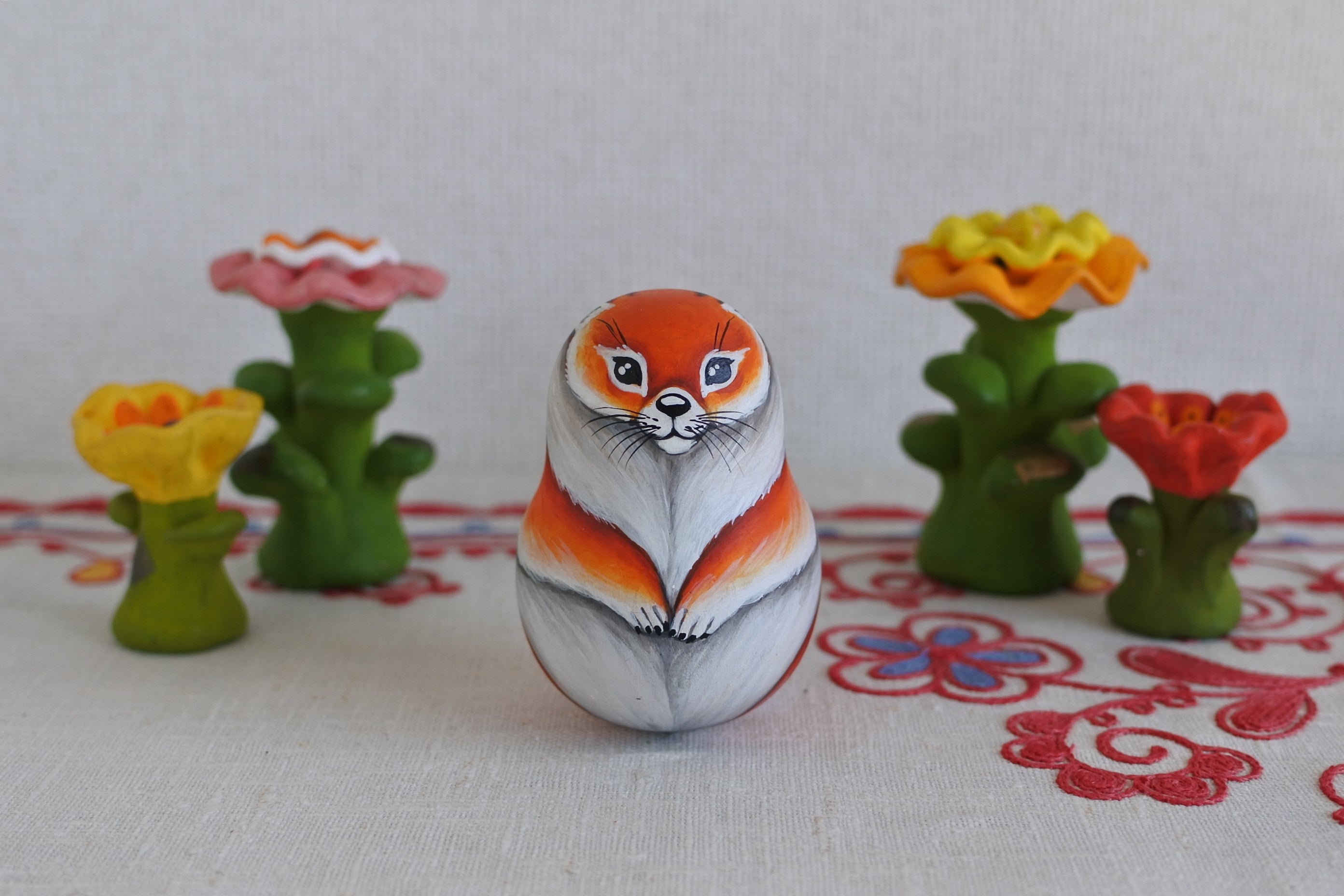 作家ものマトリョーシカ ロシア人アーティスト ロシア雑貨いりえの