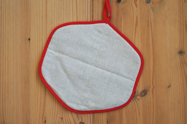 アルハンゲリスクの刺繍　鍋敷き　おんどり