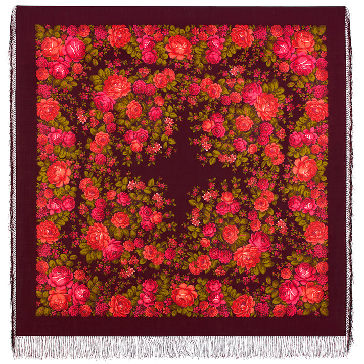パブロヴォパサド　 プラトーク 　花のおとぎ話　146ｘ146cm